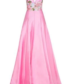 Tarik Ediz - Floral Long Dress 50065 15 Tarik Ediz - Floral Long Dress 50065