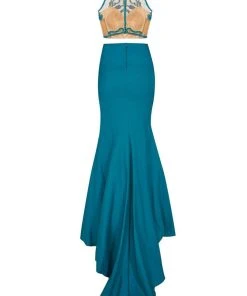 Tarik Ediz - Halter Neck Mermaid Gown 50013 Formal Gowns 15 Tarik Ediz - Halter Neck Mermaid Gown 50013 Formal Gowns