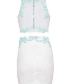 Tarik Ediz - Halter Neck Sheath Dress 90443