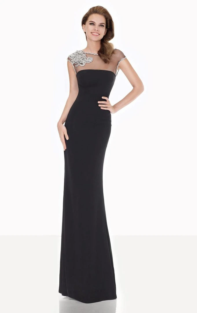 Tarik Ediz - Illusion Sheath Gown 92618 Formal Gowns 3 Tarik Ediz - Illusion Sheath Gown 92618 Formal Gowns