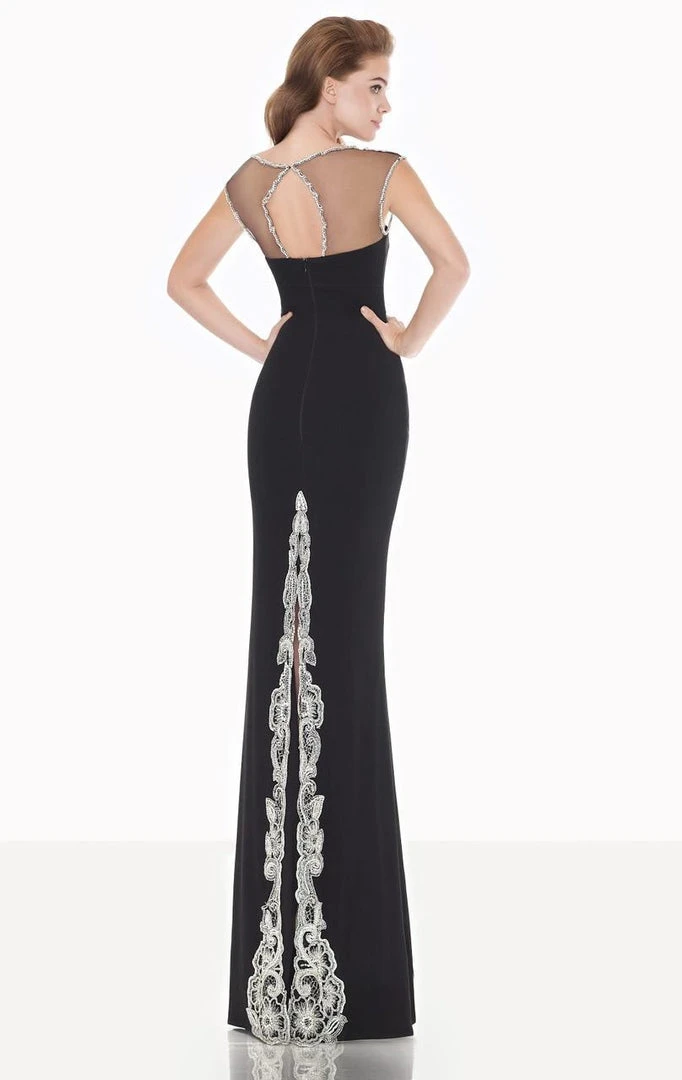 Tarik Ediz - Illusion Sheath Gown 92618 Formal Gowns 5 Tarik Ediz - Illusion Sheath Gown 92618 Formal Gowns