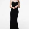 Tarik Ediz - Illusion Sweetheart Sheath Gown 50003