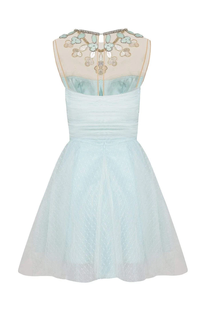 Cocktail Dresses Tarik Ediz - Jewel Accented Short Sweetheart Dress 90357 7 Cocktail Dresses Tarik Ediz - Jewel Accented Short Sweetheart Dress 90357