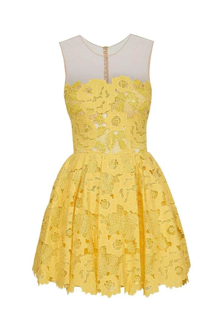 Tarik Ediz - Lace Illusion Jewel Neck A-line Dress 50071 Cocktail Dresses 9 Tarik Ediz - Lace Illusion Jewel Neck A-line Dress 50071 Cocktail Dresses