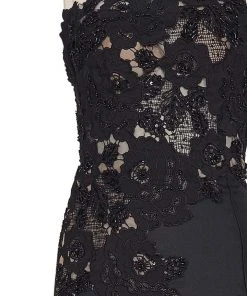 Formal Gowns Tarik Ediz - Lace Illusion Neck Mermaid Gown 50070