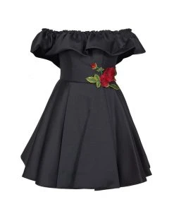 Cocktail Dresses Tarik Ediz - Off-Shoulder A-line Dress 50033