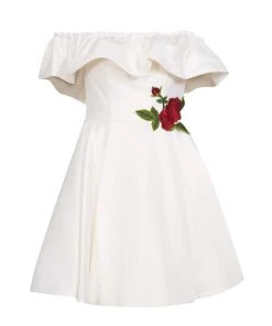 Cocktail Dresses Tarik Ediz - Off-Shoulder A-line Dress 50033