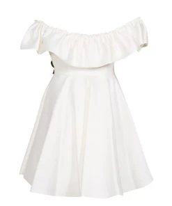 Cocktail Dresses Tarik Ediz - Off-Shoulder A-line Dress 50033