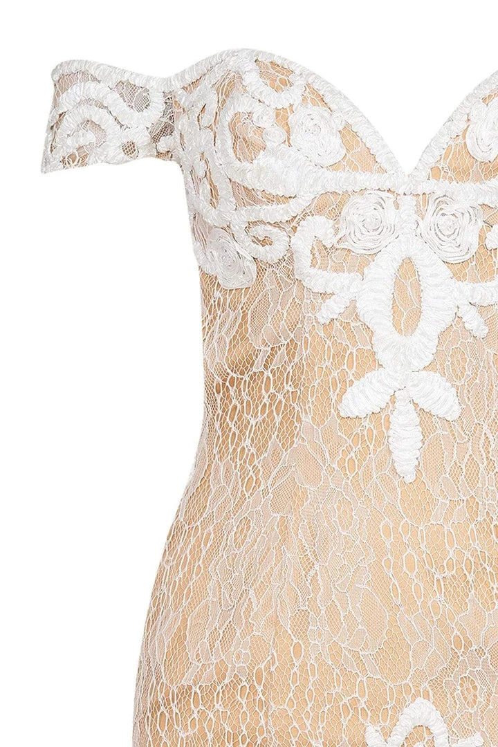 Cocktail Dresses Tarik Ediz - Off Shoulder Short Dress 90455 7 Cocktail Dresses Tarik Ediz - Off Shoulder Short Dress 90455