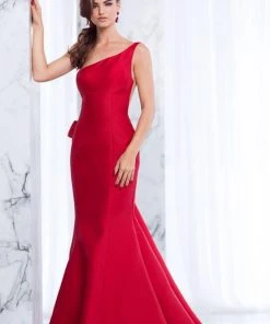 Tarik Ediz - One Shoulder Mermaid Dress 50032