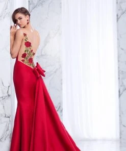 Tarik Ediz - One Shoulder Mermaid Dress 50032