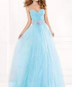 Tarik Ediz - Ornate Ruched Gown 92336 Formal Gowns 9 Tarik Ediz - Ornate Ruched Gown 92336 Formal Gowns