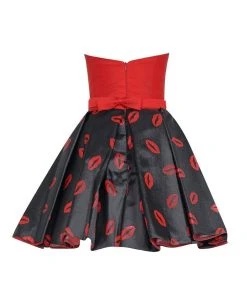 Tarik Ediz - Print Straight Across Neck Dress 50110