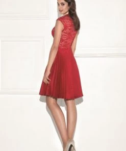 Tarik Ediz - Ruched Cocktail Dress 90473