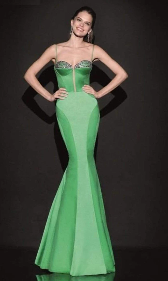 Tarik Ediz - Sculpted Seamed Gown 92488 5 Tarik Ediz - Sculpted Seamed Gown 92488