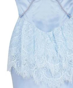 Formal Gowns Tarik Ediz Sheer Halter Neck Mermaid Evening Dress 50077 - 1 Pc Skyway Blue In Size 2 Available 15 Formal Gowns Tarik Ediz Sheer Halter Neck Mermaid Evening Dress 50077 - 1 Pc Skyway Blue In Size 2 Available