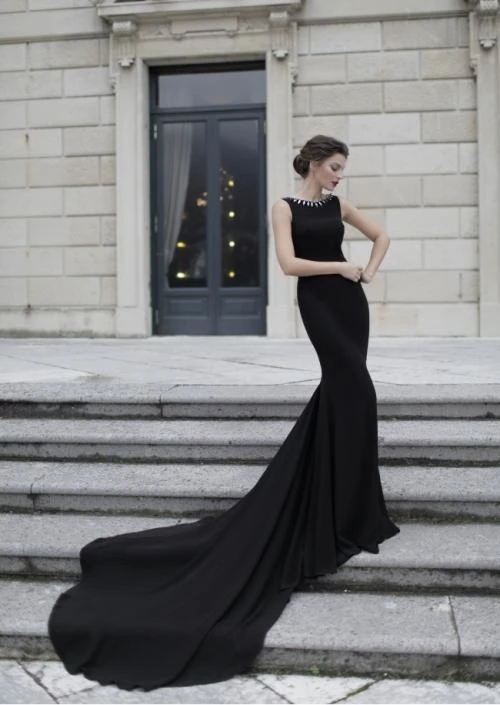 Tarik Ediz - Sleeveless Long Gown 92805 Formal Gowns 3 Tarik Ediz - Sleeveless Long Gown 92805 Formal Gowns