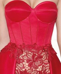 Tarik Ediz - Strapless Cocktail Dress 90452 Cocktail Dresses