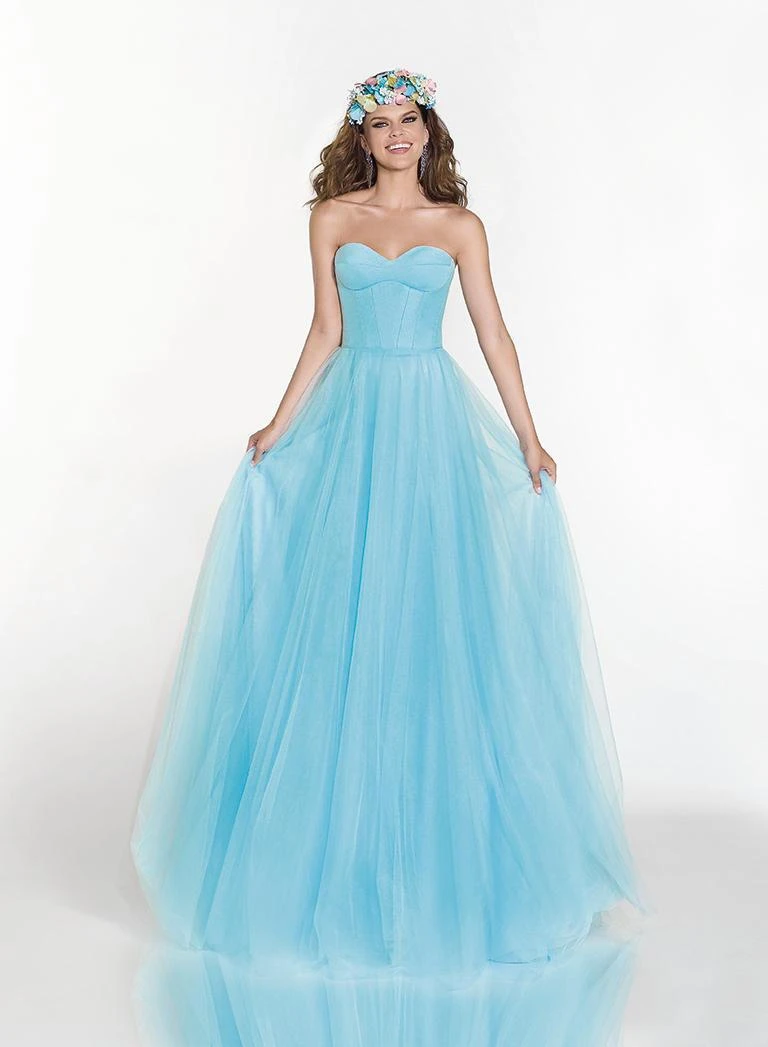 Formal Gowns Tarik Ediz - Sweetheart Gown With Sheer Halter Overlay 92555 6 Formal Gowns Tarik Ediz - Sweetheart Gown With Sheer Halter Overlay 92555