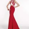Formal Gowns Tarik Ediz - Two-Piece Halter Neck Gown 92562 2 Formal Gowns Tarik Ediz - Two-Piece Halter Neck Gown 92562