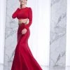 Formal Gowns Tarik Ediz - Two Piece Long Dress 50035 2 Formal Gowns Tarik Ediz - Two Piece Long Dress 50035