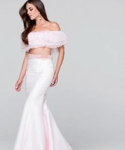 Tarik Ediz - Two-Piece Mermaid Dress 50086