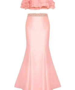 Tarik Ediz - Two-Piece Mermaid Dress 50086