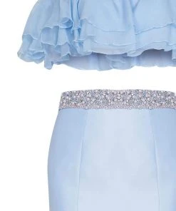 Tarik Ediz - Two-Piece Mermaid Dress 50086