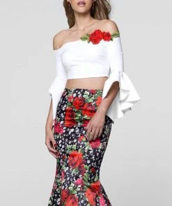 Tarik Ediz - Two-Piece Mermaid Gown 50040 9 Tarik Ediz - Two-Piece Mermaid Gown 50040