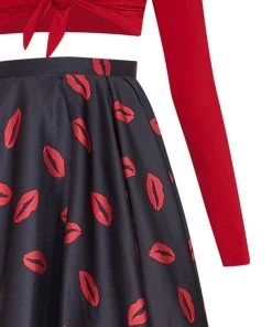 Tarik Ediz - Two-Piece Print V-Neck Dress 50111 Formal Gowns 24 Tarik Ediz - Two-Piece Print V-Neck Dress 50111 Formal Gowns