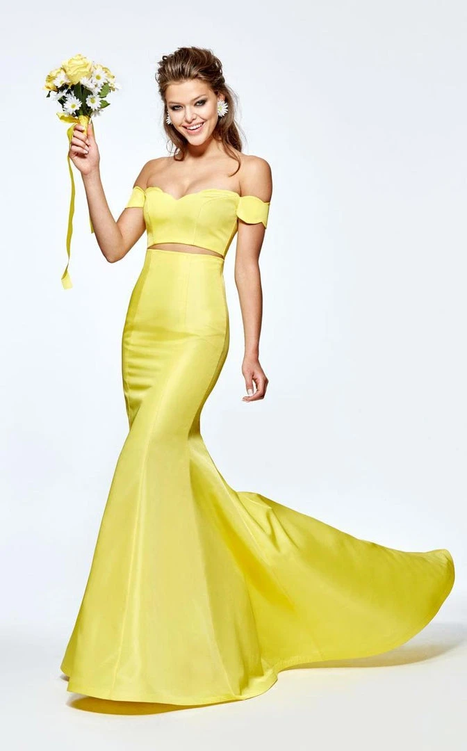 Tarik Ediz - Two-Piece Sweetheart Mermaid Gown 93144 3 Tarik Ediz - Two-Piece Sweetheart Mermaid Gown 93144