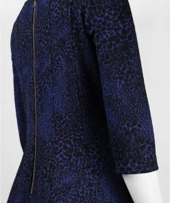 Taylor - 5140M Animal Print Ponte Dress Cocktail Dresses 5 Taylor - 5140M Animal Print Ponte Dress Cocktail Dresses