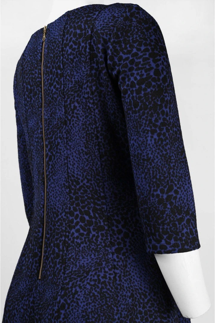 Taylor - 5140M Animal Print Ponte Dress Cocktail Dresses 4 Taylor - 5140M Animal Print Ponte Dress Cocktail Dresses