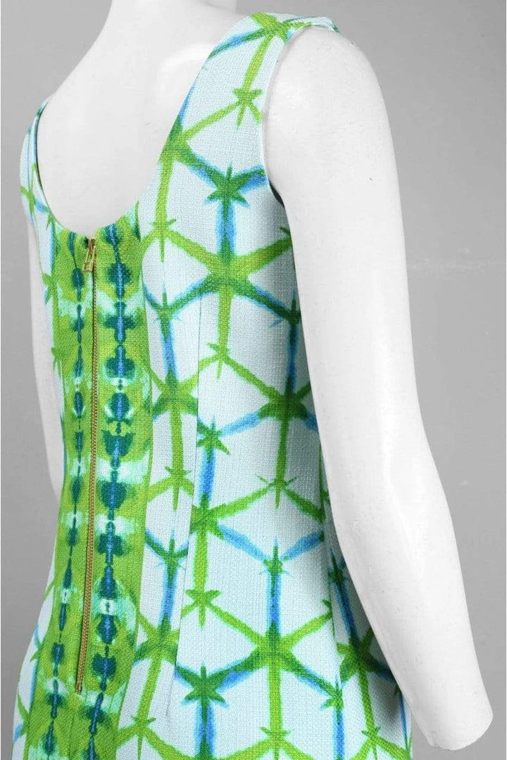 Taylor - 5423M Jewel Printed Sheath Dress Cocktail Dresses 5 Taylor - 5423M Jewel Printed Sheath Dress Cocktail Dresses