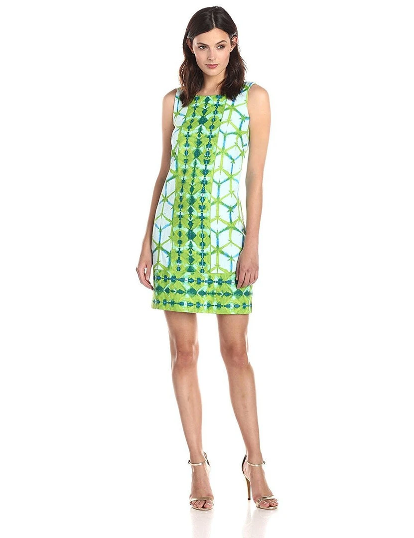 Taylor - 5423M Jewel Printed Sheath Dress Cocktail Dresses 3 Taylor - 5423M Jewel Printed Sheath Dress Cocktail Dresses