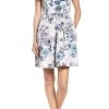 Cocktail Dresses Taylor - 8821M Sleeveless Floral Twill Dress 1 Cocktail Dresses Taylor - 8821M Sleeveless Floral Twill Dress