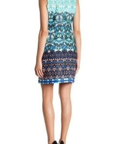 Taylor - 9173MJ Multi-Print Scuba Dress