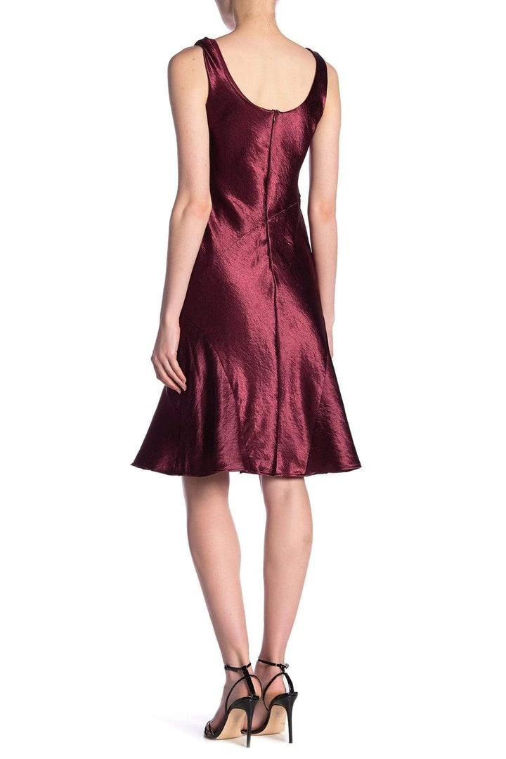 Taylor - 9973M Cowl Neck Satin Asymmetrical Hemmed Dress 4 Taylor - 9973M Cowl Neck Satin Asymmetrical Hemmed Dress