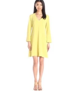 Cocktail Dresses Taylor - Bell Sleeves V-Neck Short Crepe Dress 7038M 10 Cocktail Dresses Taylor - Bell Sleeves V-Neck Short Crepe Dress 7038M