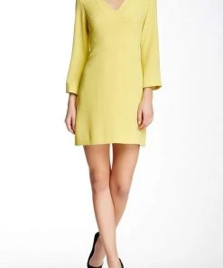 Cocktail Dresses Taylor - Bell Sleeves V-Neck Short Crepe Dress 7038M 12 Cocktail Dresses Taylor - Bell Sleeves V-Neck Short Crepe Dress 7038M