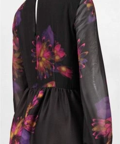 Taylor - Floral Jewel Neck Dress 5910M