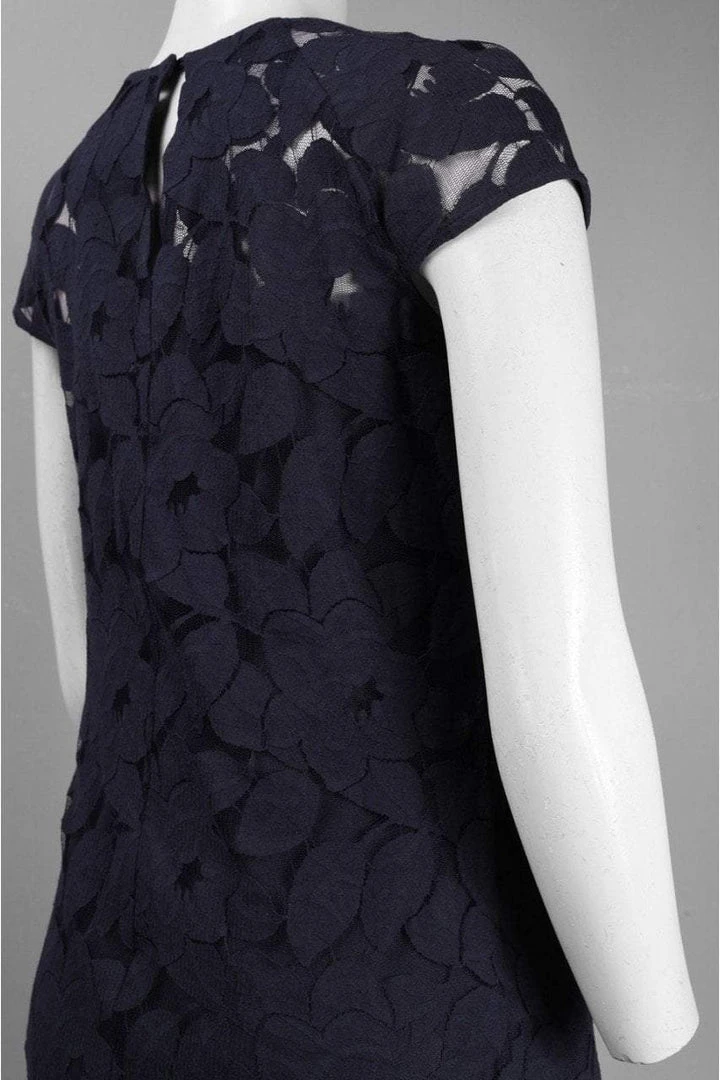 Cocktail Dresses Taylor Floral Lace Cutout Dress 5448M -1 Pc Navy In Size 6 Available 4 Cocktail Dresses Taylor Floral Lace Cutout Dress 5448M -1 Pc Navy In Size 6 Available