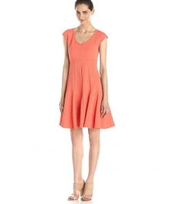 Taylor - V-Neck Jersey A-line Dress 5534M Cocktail Dresses