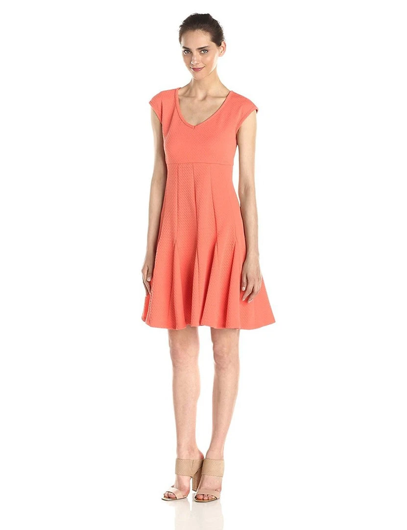 Taylor - V-Neck Jersey A-line Dress 5534M Cocktail Dresses 3 Taylor - V-Neck Jersey A-line Dress 5534M Cocktail Dresses