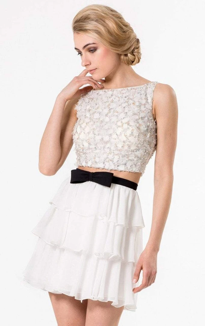 Terani Couture - 1521H0059A Two Piece Chiffon A-line Dress 3 Terani Couture - 1521H0059A Two Piece Chiffon A-line Dress