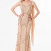Formal Gowns Terani Couture - 1522GL0823A Beaded Scoop Neck Sheath Dress 1 Formal Gowns Terani Couture - 1522GL0823A Beaded Scoop Neck Sheath Dress