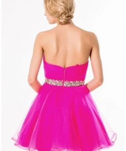 Terani Couture - 1522H0133A Charming Strapless A Line Cocktail Dress 5 Terani Couture - 1522H0133A Charming Strapless A Line Cocktail Dress