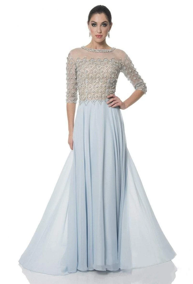 Terani Couture - 1611M0650A Embellished Illusion Bateau A-line Dress 3 Terani Couture - 1611M0650A Embellished Illusion Bateau A-line Dress