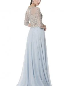 Terani Couture - 1611M0650A Embellished Illusion Bateau A-line Dress 6 Terani Couture - 1611M0650A Embellished Illusion Bateau A-line Dress