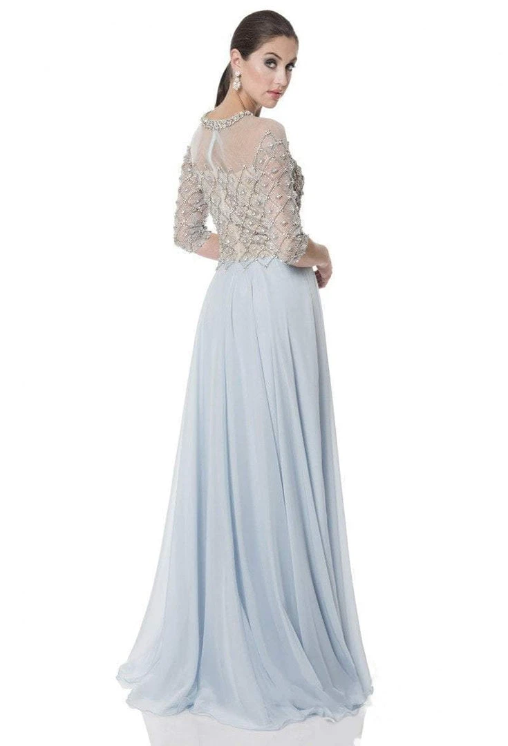 Terani Couture - 1611M0650A Embellished Illusion Bateau A-line Dress 4 Terani Couture - 1611M0650A Embellished Illusion Bateau A-line Dress